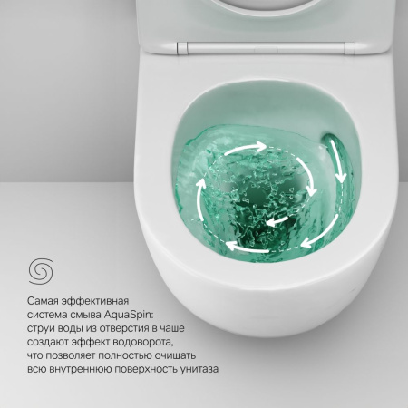 C801900SC Like Подвесной унитаз AM.PM AquaSpin с сид микролифт