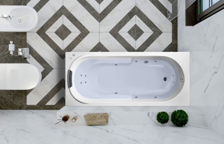 Гидромассажная акриловая ванна Lavinia Boho Bristol 36028H00 150х75