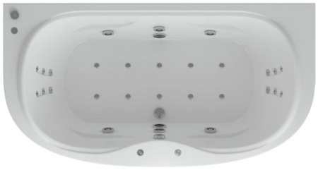 Акриловая ванна Aquatek Мелисса 180x95 MEL180-0000011 фронтальный и боковые экраны