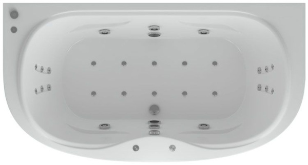 Акриловая ванна Aquatek Мелисса 180x95 MEL180-0000011 фронтальный и боковые экраны
