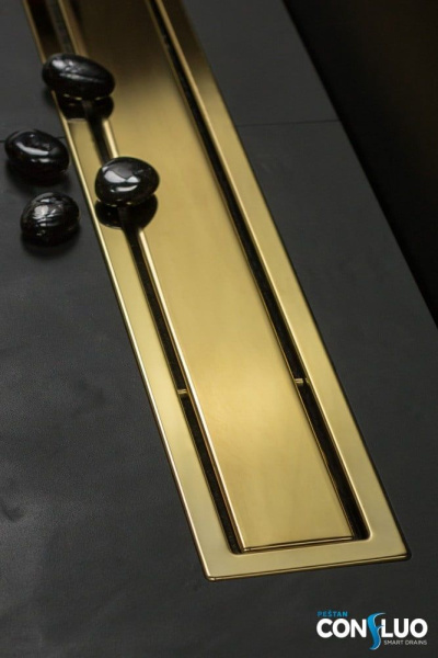 Душевой лоток Pestan Confluo Premium Line 450 Gold, 13100051