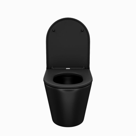 Унитаз подвесной IDDIS Calipso, черный матовый CALR3BMi25