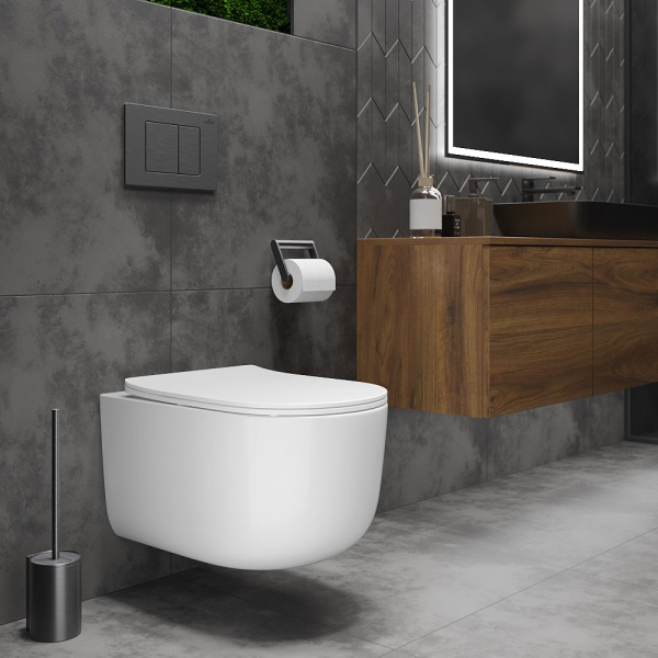 Подвесной унитаз RoxenBath Vortex Tornado 530160-01 Rimless Soft Close