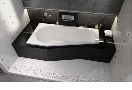 Акриловая ванна с ножками Riho Delta 160x80 R BB8200500000000