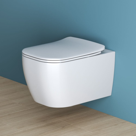 Унитаз подвесной безободковый BelBagno GENOVA BB1102CH/BB1102SC
