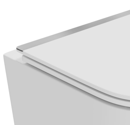 Унитаз подвесной безободковый Bauedge Nimb BK0001-LUX, белый