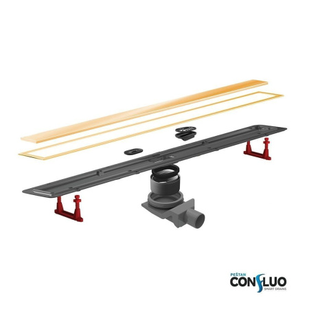 Душевой лоток Pestan Confluo Premium Line 550 Gold, 13100052