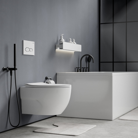 Подвесной унитаз RoxenBath Porto 530155-01 Rimless Soft Close
