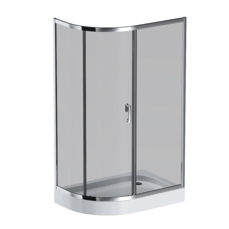 W83UG-302U120CG Like Solo Slide 120 Душевое ограждение AM.PM Like 120x80, стекло тонированное, профиль хром глянцевый