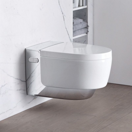 Унитаз-биде подвесной Geberit AquaClean mera comfort 146.214.21.1 с системой удаления запахов