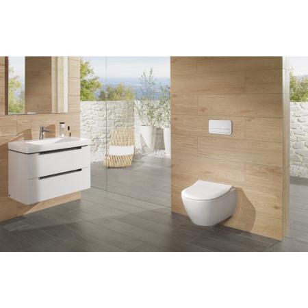 Унитаз подвесной Villeroy&Boch Subway 2.0 5614R201 с сиденьем