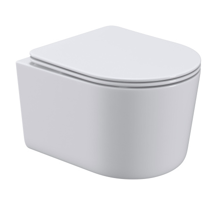 Подвесной унитаз RoxenBath Simple Compact 530120-01 Rimless Soft Close