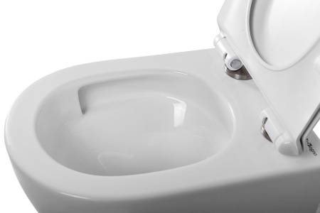 Унитаз подвесной безободковый BelBagno SFERA-TOR BB046CH-TOR/BB2111SC