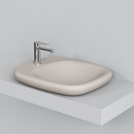 Раковина Ambassador Diamond 126T20401 (540x450x100) бежевая матовая