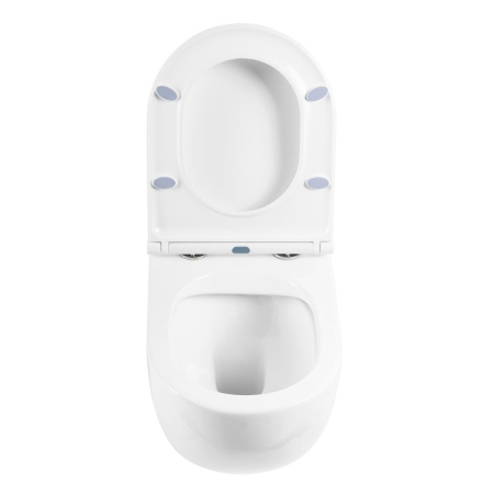 Унитаз подвесной безободковый BelBagno ONDA BB066CHR/BB870SC