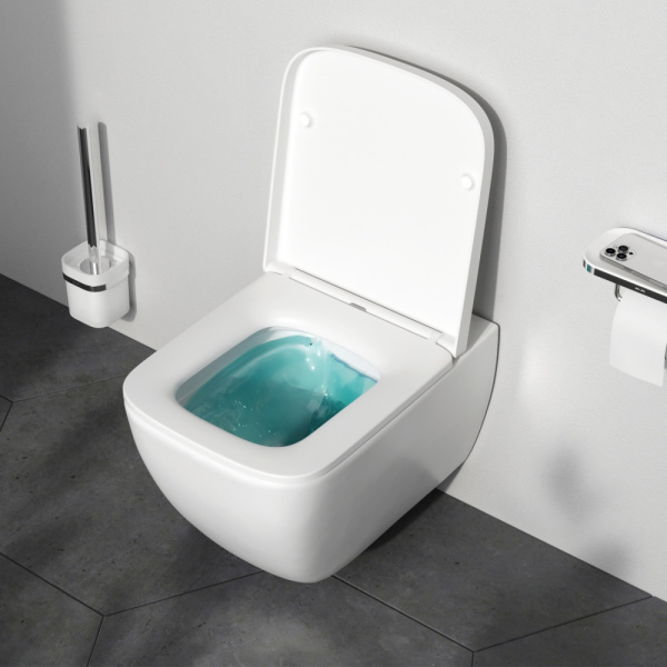C901701SC Gem Подвесной унитаз AM.PM FlashClean с сиденьем микролифт