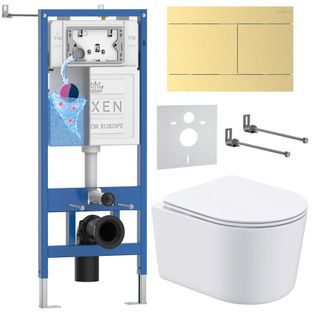 Комплект 6 в 1 RoxenBath StounFix Dual Fresh 868627 (состоит из: 710200, Velar 420300GB, 530120-01)