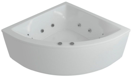 Акриловая ванна Aquatek Юпитер 150x150 UPT150-0000026 вклеенный каркас, фронтальный экран