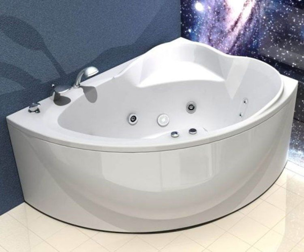 Акриловая ванна Aquatek Альтаир 160x120 ALT160-0000047 правая вклеенный каркас