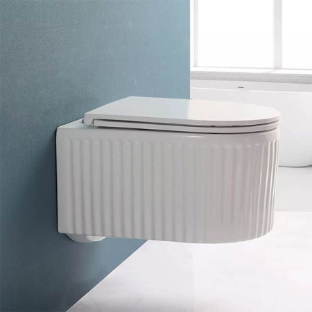Подвесной унитаз RoxenBath Royal Matt 530200-01 Rimless Soft Close