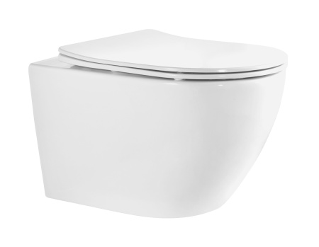 Подвесной унитаз RoxenBath Antares Tornado Long 530205-01-L Rimless Soft Close