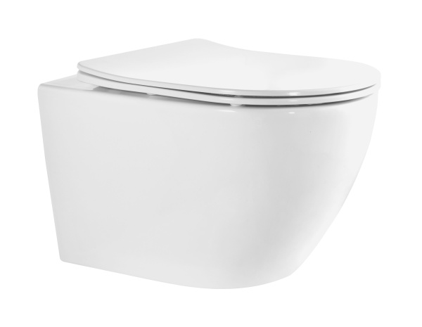 Подвесной унитаз RoxenBath Antares Tornado Long 530205-01-L Rimless Soft Close