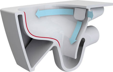 Унитаз подвесной VitrA Pure 7741B003-0075 без сиденья