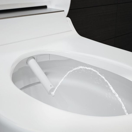 Унитаз-биде подвесной Geberit AquaClean Tuma Comfort 146.294.11.1 безободковый альпийский белый