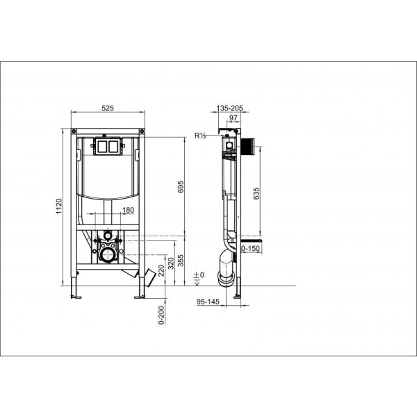 Инсталляция для унитаза Villeroy & Boch 92242700