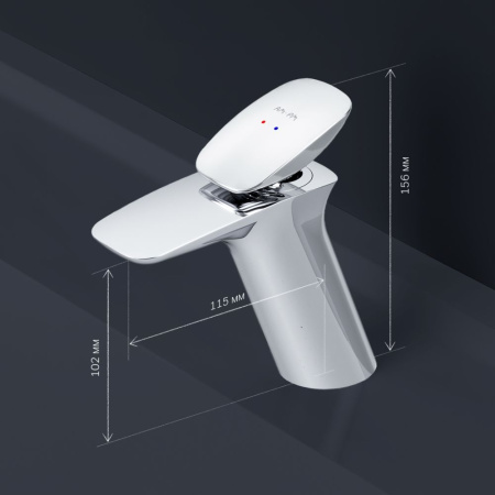 F70A02100 Spirit V2.0 Смеситель для умывальника AM.PM, хром