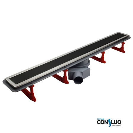 Душевой лоток Pestan Confluo Premium Line 750 Black Glass, 13000294