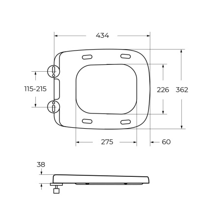 Унитаз подвесной безободковый BelBagno LAGO BB128CH/BB128SC
