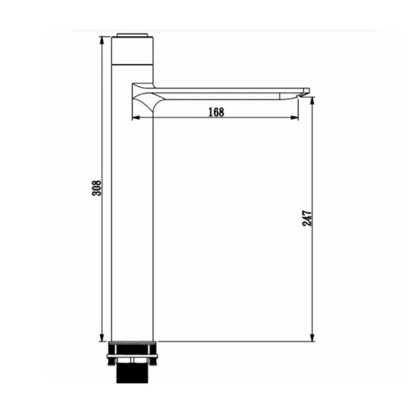 Смеситель для раковины Savol S-601810G, хром