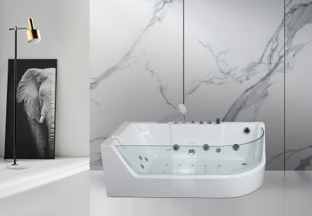 Акриловая ванна с гидромассажем Cerutti SPA C-403L 170x80