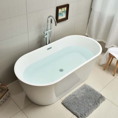 Акриловая ванна отдельностоящая Cerutti SPA RESIA 168x73