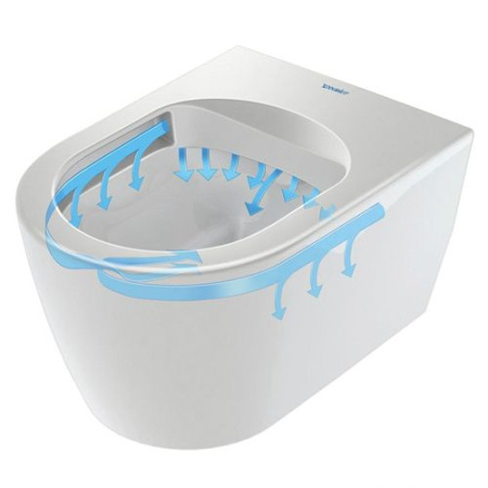Унитаз подвесной Duravit ME by Starck Compact Rimless 2530090000