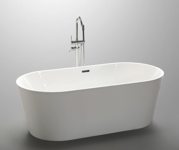 Акриловая ванна отдельностоящая Cerutti SPA RESIA 168x73