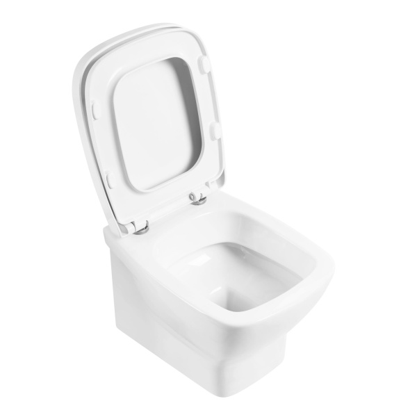 Унитаз подвесной безободковый BelBagno LAGO BB128CH/BB128SC