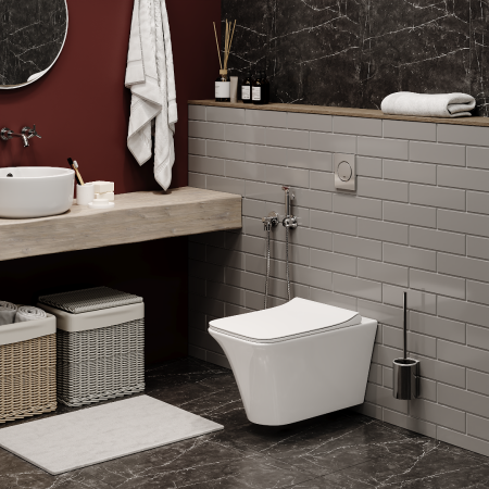 Унитаз NIVOLET Aria PP подвесной безободковый Cerutti SPA CT9034