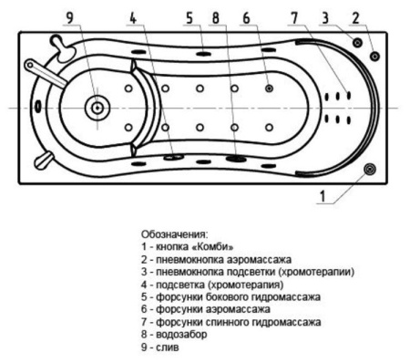 Акриловая ванна Aquatek Афродита 150x70 AFR150-0000016 слив слева, вклеенный каркас