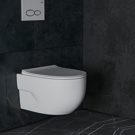 Подвесной унитаз RoxenBath Porto 530155-01 Rimless Soft Close