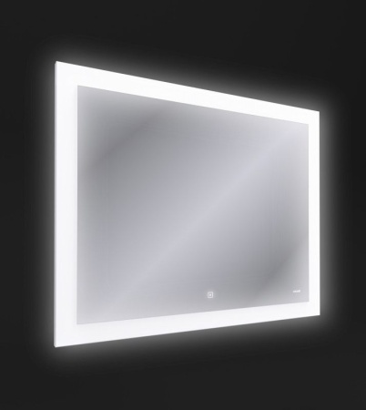 Зеркало Cersanit LED 030 design 100x80 с подсветкой с антизапотеванием прямоугольное Ecom, KN-LU-LED030*100-d-Os