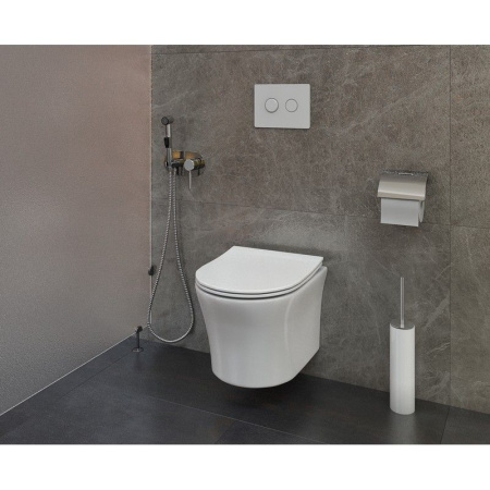 Унитаз ADIGE Aria подвесной безободковый Cerutti SPA CT7837