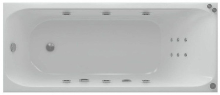 Акриловая ванна Aquatek Альфа 150x70 ALF150-0000025 слив слева, вклеенный каркас
