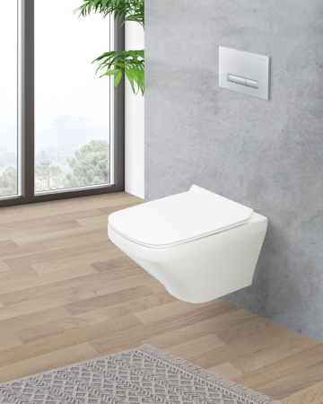 Унитаз подвесной безободковый BelBagno SELA BB3201CHR/BB3201SC