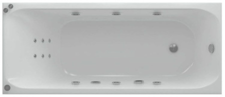 Акриловая ванна Aquatek Альфа 170x70 ALF170-0000066 слив справа