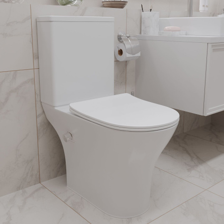 Напольный унитаз RoxenBath Urban Tornado Bidet  600190-01X Rimless Soft Close с функцией биде