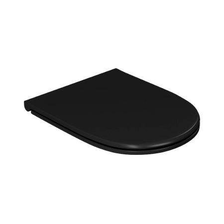 Унитаз подвесной безободковый D&K Matrix DT1396025, черный