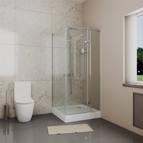 Душевое ограждение Grossman GR-6090 Style 90*90*190 квадрат, дверь распашная