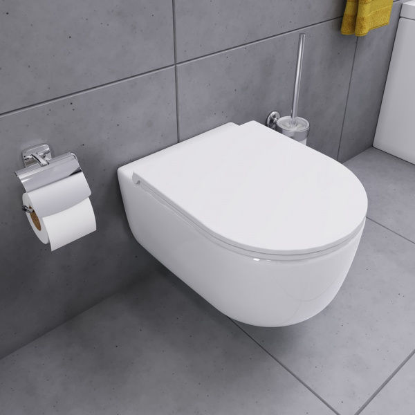 DX86C1700SC Sirius Подвесной унитаз Damixa безободковый с сиденьем микролифт